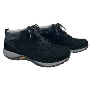 Dansko Pearla Burnished Suede Boots Black Women’s 11 Hiking Waterproof Outdoors